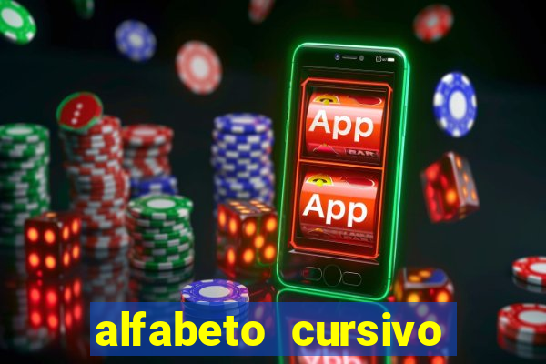 alfabeto cursivo pontilhado para imprimir pdf